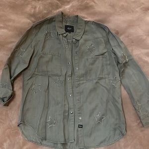 Rails button down